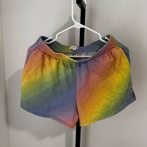 Colsie size medium rainbow shorts